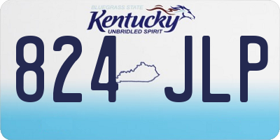 KY license plate 824JLP