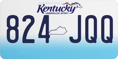 KY license plate 824JQQ