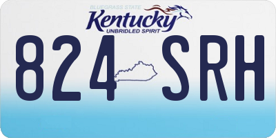 KY license plate 824SRH