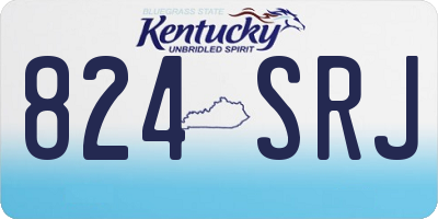 KY license plate 824SRJ