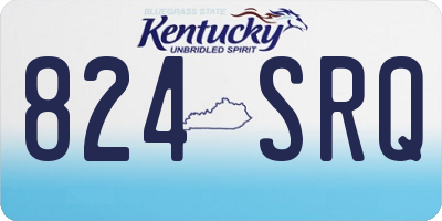 KY license plate 824SRQ