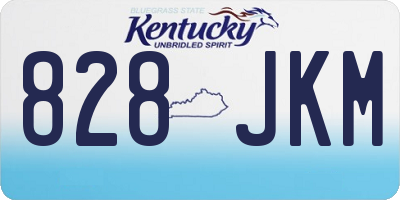 KY license plate 828JKM