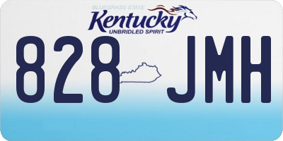KY license plate 828JMH