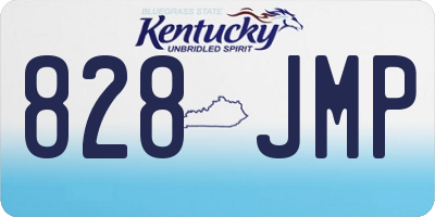 KY license plate 828JMP