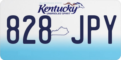 KY license plate 828JPY