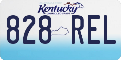 KY license plate 828REL