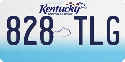 KY license plate 828TLG