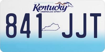 KY license plate 841JJT