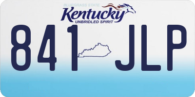 KY license plate 841JLP
