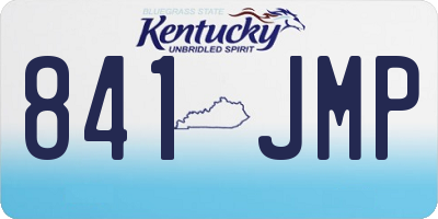 KY license plate 841JMP
