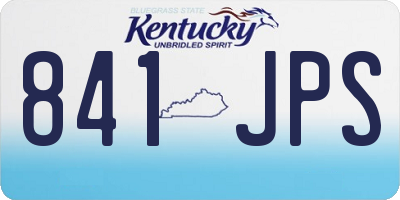 KY license plate 841JPS