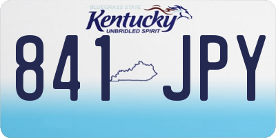 KY license plate 841JPY