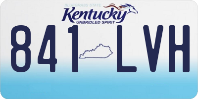 KY license plate 841LVH