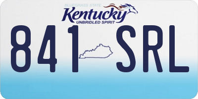KY license plate 841SRL