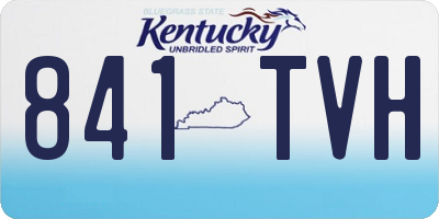 KY license plate 841TVH