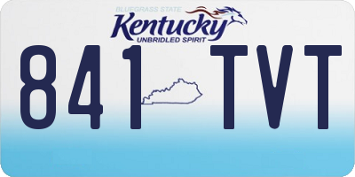 KY license plate 841TVT