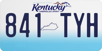 KY license plate 841TYH