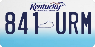KY license plate 841URM