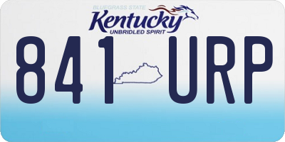 KY license plate 841URP