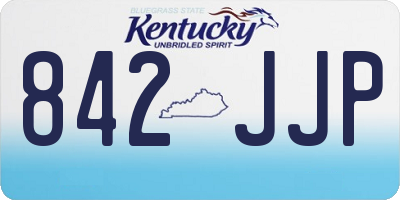 KY license plate 842JJP