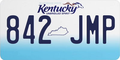 KY license plate 842JMP
