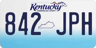 KY license plate 842JPH