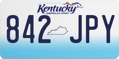 KY license plate 842JPY