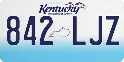 KY license plate 842LJZ