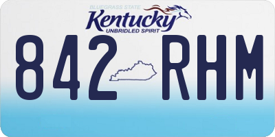 KY license plate 842RHM