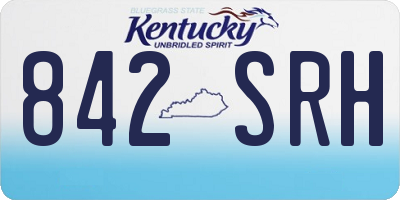 KY license plate 842SRH