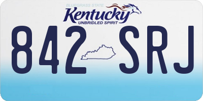 KY license plate 842SRJ
