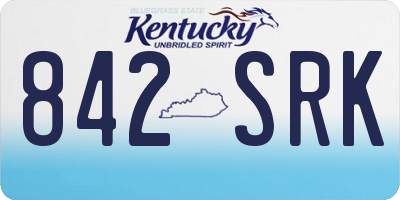 KY license plate 842SRK