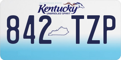 KY license plate 842TZP