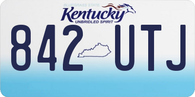 KY license plate 842UTJ
