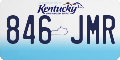 KY license plate 846JMR