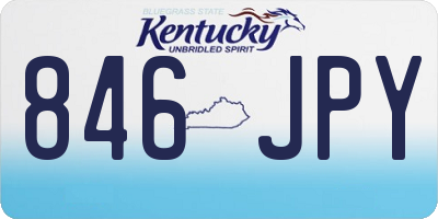 KY license plate 846JPY