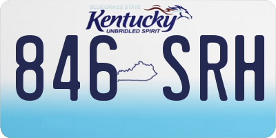 KY license plate 846SRH