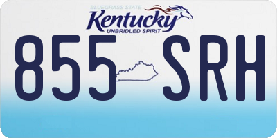 KY license plate 855SRH