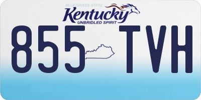 KY license plate 855TVH