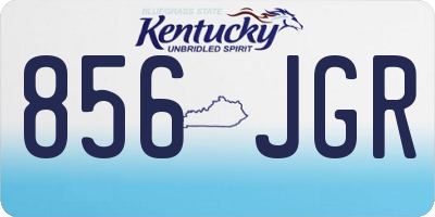 KY license plate 856JGR