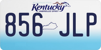 KY license plate 856JLP
