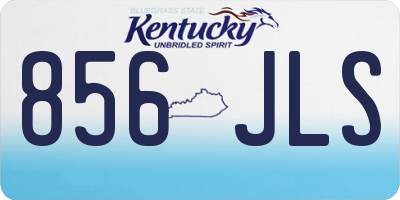 KY license plate 856JLS