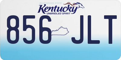 KY license plate 856JLT