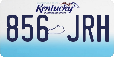 KY license plate 856JRH