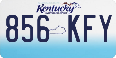 KY license plate 856KFY