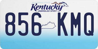 KY license plate 856KMQ