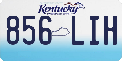 KY license plate 856LIH