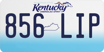 KY license plate 856LIP