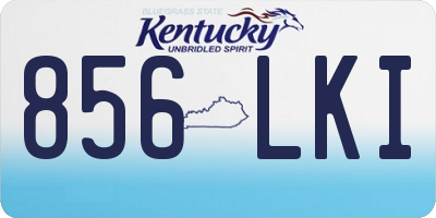 KY license plate 856LKI