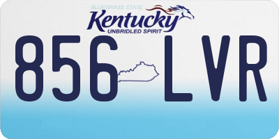 KY license plate 856LVR